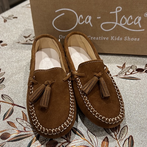 Oca-Loca Toddler Suede Loafers - Picture 6 of 9